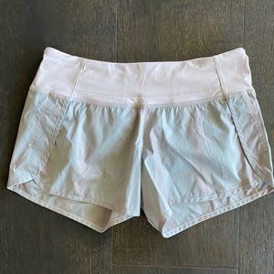 Lululemon Speed Shorts, sz 6